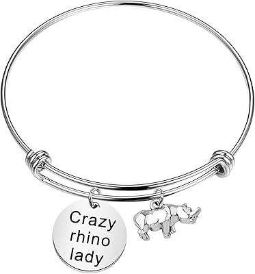 Aktap Rhino Rhinoceros Lover Gift Crazy Rhino Lady Bracelet Bijoux on the Rhinoceros Theme for Rhinoceros Fan.. DIAYTAR NIGERIA: Your affordable gateway to thousands of products shipped nationwide within the week.