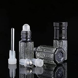12 pieces of transparent luxury luxury glass attar bottles with glass for essential oils of aromatherapy 12 ml.. DIAYTAR NIGERIA: Where every shopping need is met with affordable prices and reliable 5-8 day delivery.