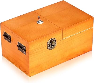 The Jalari Uzels box turns on its own, wooden storage box, autonomous, fully assembled in a gift box for adults and children.. Discover the perfect shopping balance at DIAYTAR NIGERIA with competitive prices and prompt delivery.