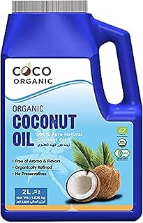Organic coconut oil 2 liters.. DIAYTAR NIGERIA: Your trusted marketplace that combines variety, affordability and reliable shipping.