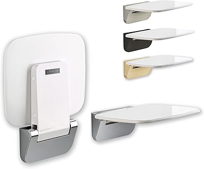 Lean wall foldable wall shower - can contain up to 350 lb, foldable luxury bath seat, easy to clean, space -saving for adults and elderly (chrome and white).. Nigeria's most diverse e-commerce platform delivers quality and affordability to your doorstep in 5-8 days.