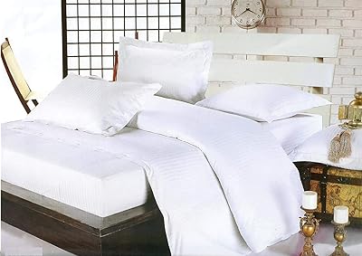 Bus - 6 room duvet set - King size (220 x 240 cm) - United Color - White.. DIAYTAR NIGERIA: Bringing affordable shopping solutions with a diverse product catalog delivered nationwide.