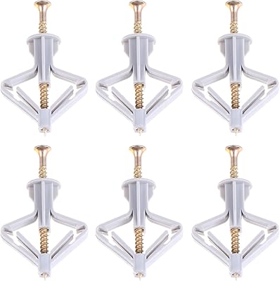 HIMOBLU 50pcs Set of anchors for dry partitions Highless Wall anchoring Wall mounting screws.. DIAYTAR NIGERIA: Connecting Nigerians with affordable products delivered promptly nationwide.