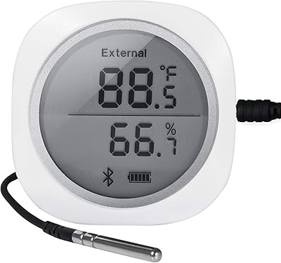 Intelligent Inkbird Intelligent Wireless temperature data recorder for iPhone, Android and iPhone, temperature and humidity recorder and moisture meter IBS-TH1 Plus for cigars and greenhouse.. Experience retail therapy without the financial stress at DIAYTAR NIGERIA's affordable e-commerce platform.