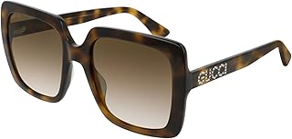 Gucci square sunglasses for women, Havana/Brown, GG0418S, Havana/Brown, 54.. DIAYTAR NIGERIA redefines convenience with our vast product selection and swift nationwide delivery.