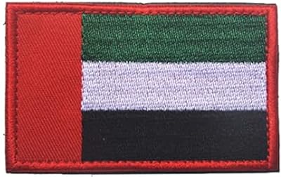 Tactical military design patch of the flag of the United Arab Emirates embroidered, 8 x 5 cm.. A world of products at your fingertips — thanks to DIAYTAR Nigeria.