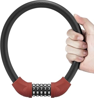 5 -digit bicycle anti rock bros, light bicycle anti -theft, portable bicycle, 22 -inch bicycle anti -theft, red, red.. DIAYTAR NIGERIA: Your gateway to affordable products delivered reliably across Nigeria.