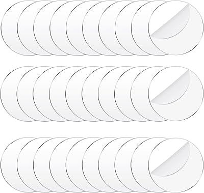 30 pieces of transparent acrylic circles virging acrylic disrylic disrylic plastic circular.. DIAYTAR NIGERIA connects you with thousands of products at competitive prices, delivered within a week.