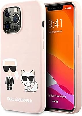KARL LAGERFELD KARL & CHAUBET Liquid silicone shell for iphone 13 pro 6.2 inch Light pink, KLHCP13LSSKCI.. DIAYTAR NIGERIA: Your one-stop e-commerce destination with affordable prices and nationwide delivery in 5-8 days.