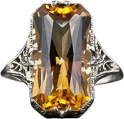 Sterling 925 silver ring with a large brilliant square design dotted with a 3 carat zirconia stone, a promise ring with a cubic zircony stone for women.. Make every purchase count with DIAYTAR Nigeria — shop smart, shop fast.