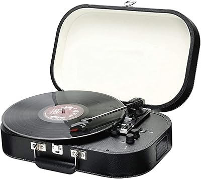 Bluetooth vinyl record player with stereo speakers USB SD Radio encoding.. Shop smarter, not harder with DIAYTAR NIGERIA - thousands of products at your fingertips with affordable delivery.