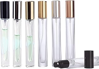 Beauty 6 rechargeable glass bottles, mini waterproof spray bottles for outdoor travel bottles, set of 10 ml portable perfume bottles (multicolored).. Shop with ease at DIAYTAR NIGERIA and enjoy our extensive product range delivered at affordable rates.