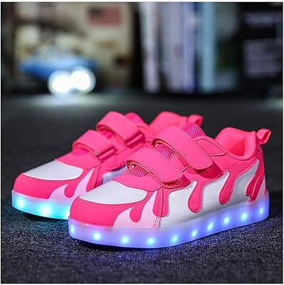 LED shoes for children, bass, flashing LED light, 7 colors, usb loading, bright racing shoes for boys and girls.. DIAYTAR NIGERIA brings the market to your screen with thousands of affordable products delivered to your door.