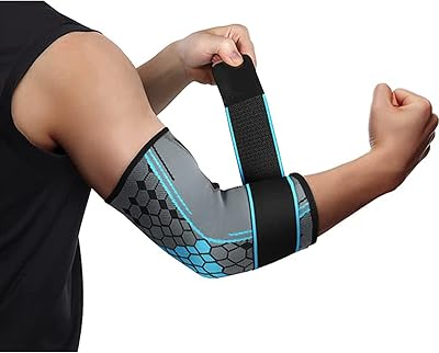 Elbow orthosis, tennis chop with compression strap for men and women, neck and arm support sleeve for golfers, weightlifting, tendonitis, relief of joint pain, sport.. Shop efficiently with DIAYTAR NIGERIA, offering thousands of products at unbeatable prices delivered promptly.