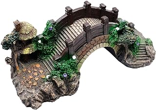 Aquarium aquarium ornament, aquarium decoration, artificial bridge model, freshwater aquarium decoration (size L).. DIAYTAR NIGERIA: Where shopping is affordable, selection is vast, and delivery is always reliable.