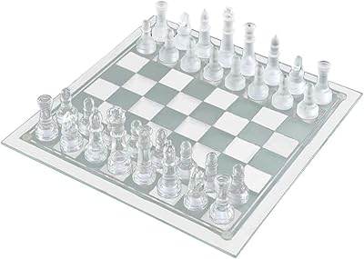 Unique crystal chess game for Smooth checker adults 32 transparent and frosted pieces.. Shop with intention at DIAYTAR NIGERIA, offering thousands of products at budget-friendly prices.