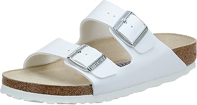Birkenstock Arizona flat sandals for women, white, size 38 eu, white, 38 eu.. DIAYTAR NIGERIA: Revolutionizing accessibility to quality products at budget-friendly prices across Nigeria.