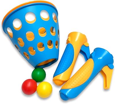 Party Time - 1 pair of Double Balle Click & Catch toys to play indoors and outdoors, funny Pop & Catch ball for boys and girls.. Shop smart, shop DIAYTAR - Nigeria's most affordable e-commerce platform with nationwide delivery.