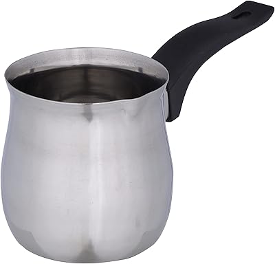 Royalford Coffee Heater Set, 3 stainless steel pieces, RF10675 | Small pans with spout on the stove, Turkish milk machine, butter bottom and sauce.. DIAYTAR NIGERIA makes quality accessible to all with our affordable prices and quick delivery service.