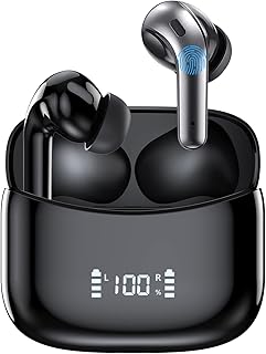 True wireless headphones, 60-hour Bluetooth headphones, deletion of CVC noise with wireless loading case, wireless stereo intra-ear headphones with integrated microphone, LED screen, IPX7 waterproof headphones.. DIAYTAR NIGERIA connects desire with fulfillment through our affordable e-commerce platform.