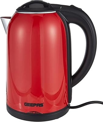 Red brown geepas kettle GK38013 17 L.. DIAYTAR NIGERIA: Nigeria's answer to affordable online shopping with reliable 5-8 day delivery guarantee.