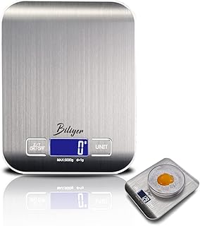 Kitchen Balance Biliyer 5kg/1g Digital Libra Grams and ounces for the kitchen, pastry, preparation of keto and meals, diet, food balance with backlit LCD screen Tare Food Balance in stainless steel.. Big selection, small prices — shop now on DIAYTAR Nigeria.