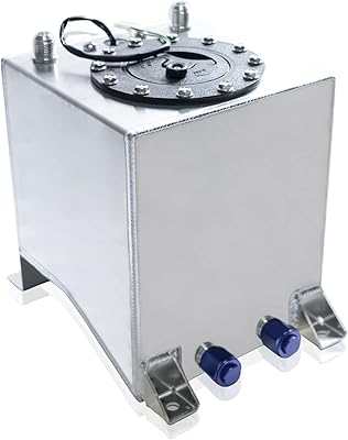 Universal tank for 2.5 -gallons fuel cell, 10 L, with cover and level of sending in brushed silver aluminum.. Shop smart, shop DIAYTAR — Nigeria’s trusted e-commerce site.