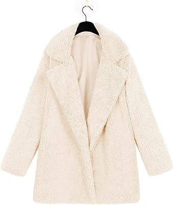 Ymikea casual coat, female female coat for women, united fleece jackets with relaxed backhand, soft winter jackets, long -sleeved fake -fur coat with suitcase (color: white, size: xl).. DIAYTAR Nigeria is your reliable online shopping destination offering an extensive range of products across all categories. Enjoy fast nationwide delivery in just 5 to 8 days and some of the lowest prices in the market.