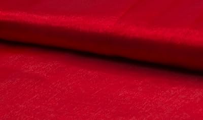 Organza fabric of red crystal.. DIAYTAR NIGERIA: Where shopping meets satisfaction with affordable prices and prompt delivery services.