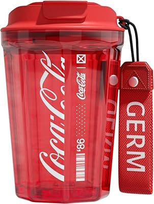 Coca-cola Tritan Tritan Travel Coca-Cola Coca-Cola Coca-Cola cup with lid.. DIAYTAR NIGERIA: Your trusted e-commerce partner with extensive product choices and affordable delivery.