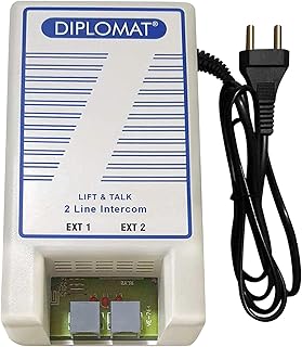 2 -line intercom system Diplomat Lift & Talk from Ilove - 2 -line intercom system for office, house and shops - White.. DIAYTAR NIGERIA: Where affordability meets variety, with thousands of products delivered in less than 8 days.