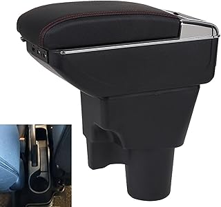 Kia Picanto armrest box for Kia Picanto 3x, car armrest line, interior details, spare parts, car accessories, USB storage box.. Quality and convenience delivered — shop DIAYTAR Nigeria now.