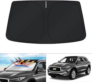 Castron sun visor for Infiniti QX50 2019-2021 and QX55 2021-2023, foldable sun visor that blocks UV rays and keep your car in the fridge.. DIAYTAR NIGERIA: Where every Nigerian finds what they need at prices they can afford, delivered promptly.