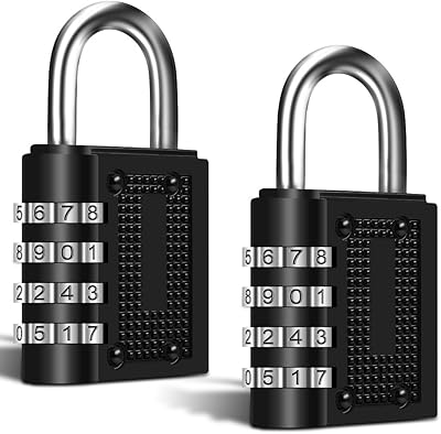 Package of 2 digital combination locks, 4 -digit finegood locks for school hangar doors, gym, tool cabinet - black.. Navigate through thousands of products at pocket-friendly prices with DIAYTAR NIGERIA's easy-to-use platform.
