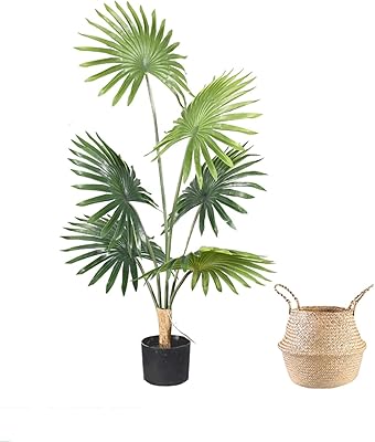ZXB-Shop Tropical Plants Artificial Palm Artificial Bonsai, Plant Before false palm of 47 inches, artificial plants for festive arrangement, Wedding Decorations, Simulation Tree.. DIAYTAR NIGERIA stands as your affordable shopping ally with nationwide delivery in just 5-8 days.
