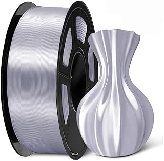 Filament Pla Sunlo 1.75 mm, 3D silver 3D printer filament, 1 kg 2,2 lb coil, Filament Pla in shiny silk.. Nigeria's favorite online shopping platform, DIAYTAR offers unbeatable prices and delivery within a week.
