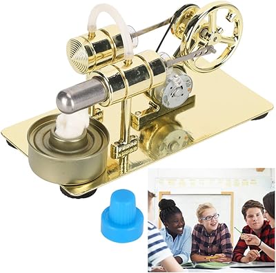Stirling engine kit, Stirling engine model, electricity generator, scientific educational toy, Stirling in stainless steel, physical for toddlers for toddlers.. DIAYTAR NIGERIA: Where value shopping meets reliable 5-8 day delivery across the nation.
