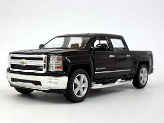 Kinsmart Chevy Silverado Ltz Crew Cab 4x4 1/46 Metal car model Sub -molded - Black, (2014).. Unlock endless possibilities with DIAYTAR NIGERIA's affordable marketplace and reliable delivery service.