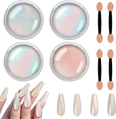 All Stary Aurora Chrome Nail Powder Mirror Effect iridescent varnish.. Join millions of satisfied shoppers using DIAYTAR Nigeria every day.