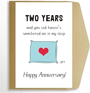 2nd anniversary card for her and her, 2 year old fun birthday card, 2nd birthday card for husband and boyfriend.. DIAYTAR NIGERIA makes quality accessible with low prices and reliable 5-8 day nationwide delivery.