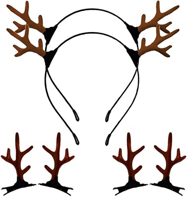 Mini reindeer wooden banner, 6 pieces of reindeer wooden banner, reindeer wooden banner, celebration hats for Easter, Halloween, Christmas, children's party.. Your favorite brands are just a click away on DIAYTAR Nigeria.