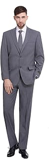 Set of classic two -piece desktop costume for men with jacket, blazer and pleated pants gray, gray, 38.. DIAYTAR NIGERIA: Your trusted partner for affordable online shopping with reliable delivery timeframes.
