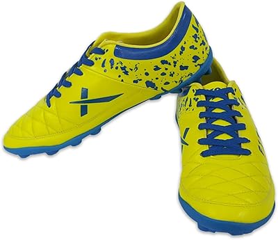 Vizer for men's, multicolored (green/blue) football shoes, size 38 eu.. Discover the convenience of DIAYTAR NIGERIA's vast e-commerce platform with delivery in just 5-8 days.