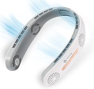 Fan Tour de neck without articore broom, 360 degree cooling fan, portable hand -free rechargeable by USB, helmet design, mini cooling scarf for air conditioning for outdoor exercise (white).. DIAYTAR NIGERIA: Where every search yields affordable results delivered promptly to your door.