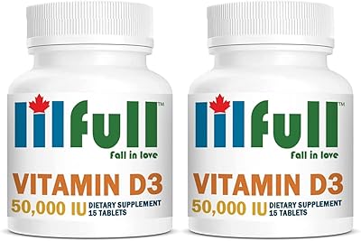 High power vitamin D3 tablets Lilvol 50,000 IU (pack of 2) for a function.. Explore fashion, tech, home goods, and more on DIAYTAR Nigeria — always affordable, always fast.