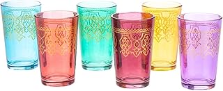 Set of Moroccan tea cups from Nanak Nam 6 pieces length.. DIAYTAR NIGERIA: Creating access to affordable products for every Nigerian with our swift delivery service.