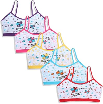 XSY Smile Girls training bra, 5-room set, cotton underwear for children from 8 to 14 years old.. Enjoy low prices, wide selections, and reliable delivery with DIAYTAR Nigeria.