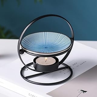 Burning heater-wax, ceramic wax burner, heaters heaters heater, candle holder holder in iron, oil heating, pie burner, rack hanging gift (black).. DIAYTAR NIGERIA: Bringing quality products to your doorstep at prices that won't break the bank.