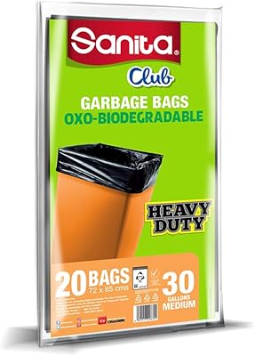 Sanita Club 30 Gallons garbage bags 20 Biodegradable bags.. Browse endless categories on DIAYTAR Nigeria — your items delivered in just days.