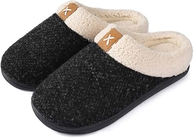 Comfortable slippers in memory foam for men with soft fleece lining, shoes to put on with non -slip rubber sole for inner and exterior use, 11/12.5 UK.. Experience shopping without limits at DIAYTAR NIGERIA, where affordability meets convenience in just days.